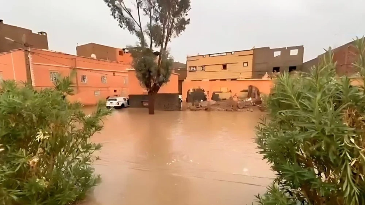 فياضانات بالجنوب الشرقي للمملكة