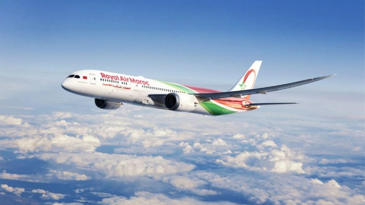 طائرة B787-8Max التابعة للخطوط الملكية المغربية