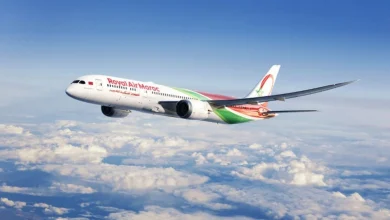 طائرة B787-8Max التابعة للخطوط الملكية المغربية