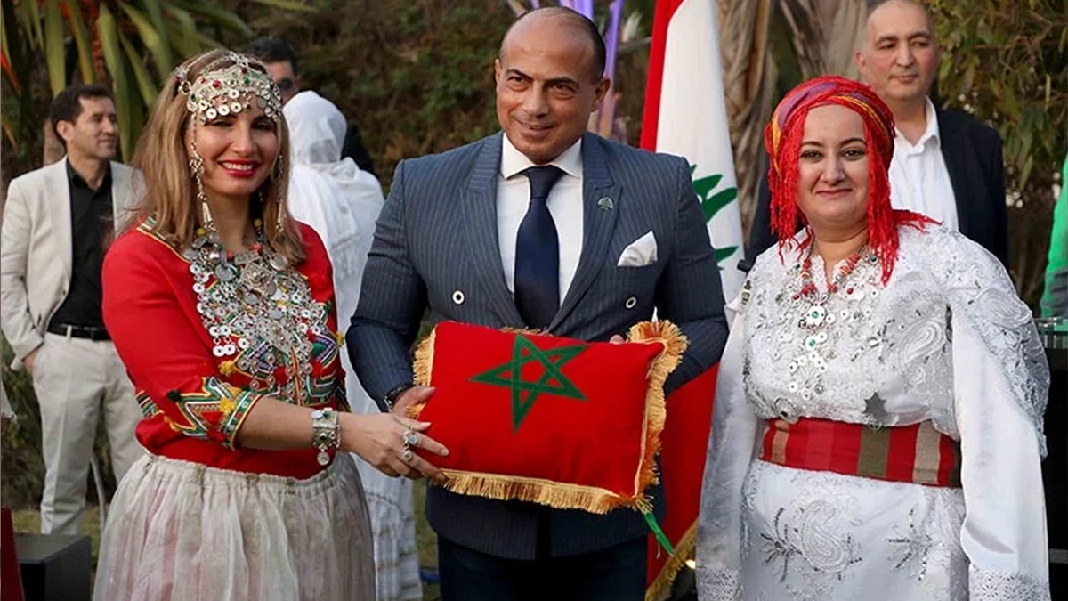 السفير زياد عطا الله يحتفل بالسنة الأمازيغية في منزله