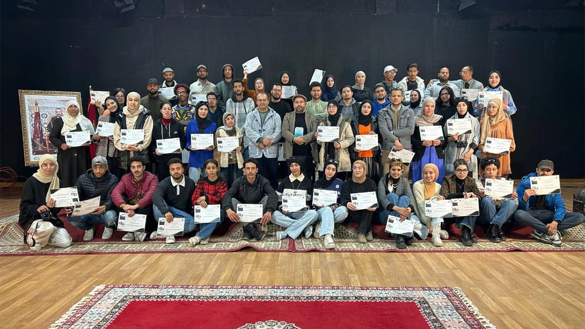 ورشة تدريبية حول مهارات المقابلة التلفزيونية بمركز التميز بورزازات