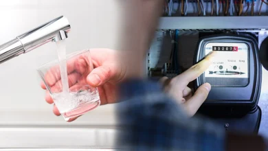 توزيع الماء والكهرباء