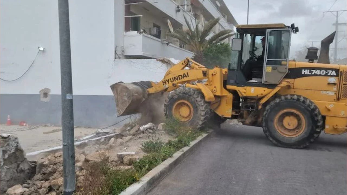 هدم المباني بعين السبع