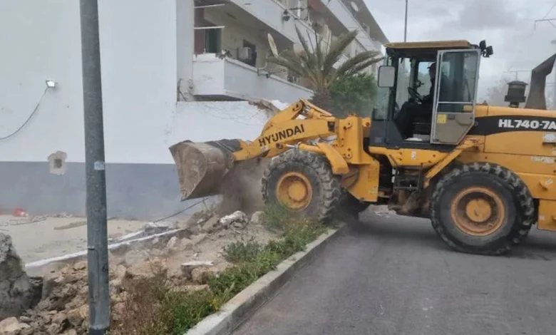 هدم المباني بعين السبع