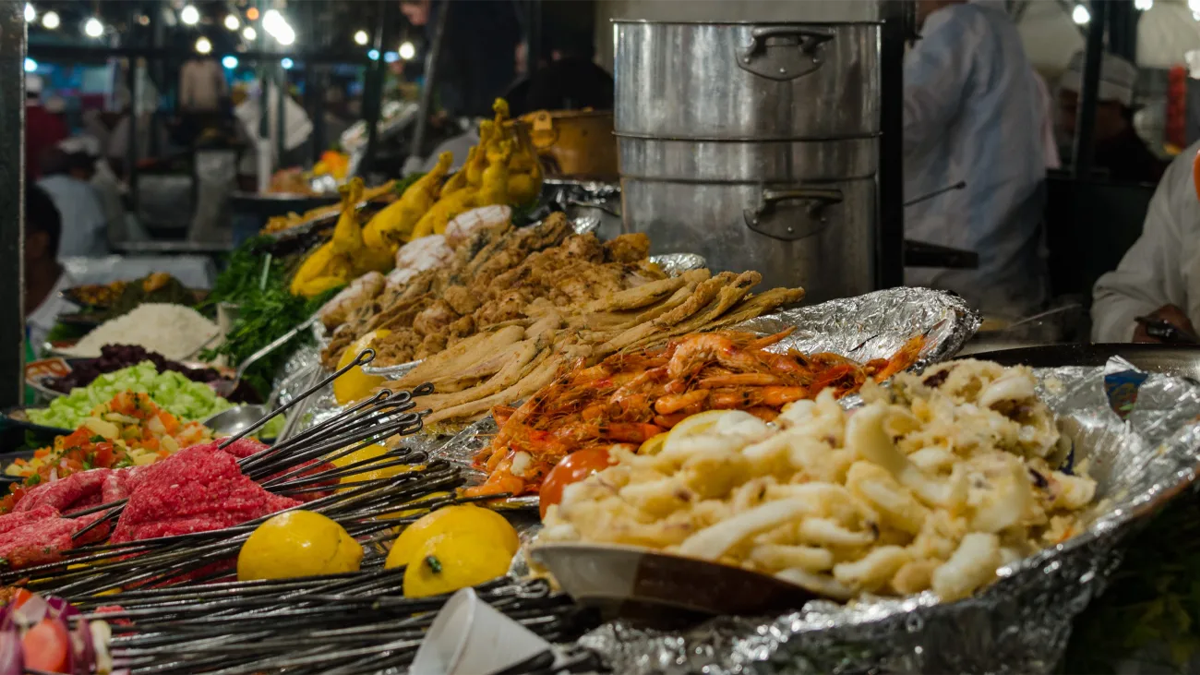 الأغذية المكشوفة