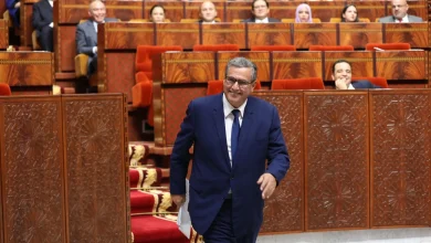 عزيز أخنوش خلال جلسة الأسئلة الشفهية بالبرلمان