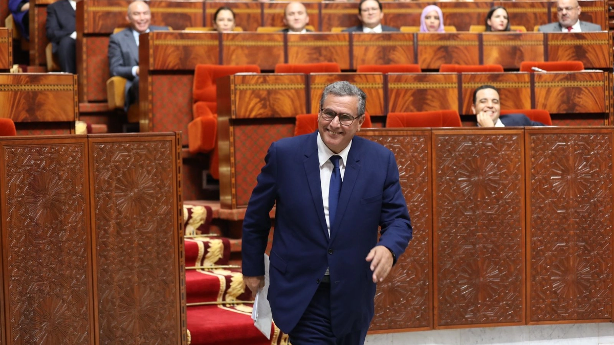 عزيز أخنوش خلال جلسة الأسئلة الشفهية بالبرلمان